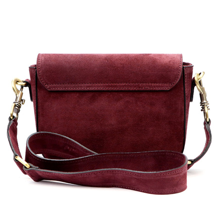 Suede elegant women's shoulder messenger bag