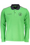 US GRAND POLO MEN'S LONG SLEEVE POLO GREEN