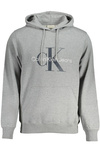 CALVIN KLEIN MEN&#39;S ZIP-UP SWEATSHIRT GREY