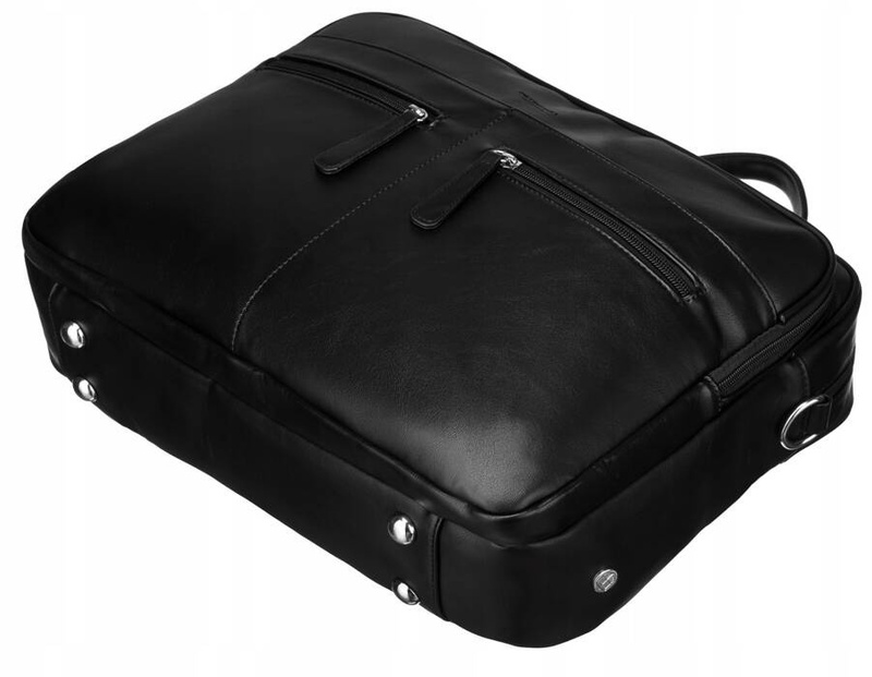 Leatherette laptop bag PETERSON PTN LAP-1508-PUD-123