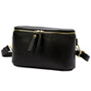 Women's elegant leather waist bag crossbody bag