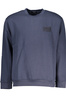 CAVALLI CLASS MEN&#39;S BLUE ZIPLESS SWEATSHIRT