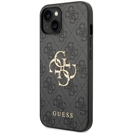 Guess GUHCP15M4GMGGR iPhone 15 Plus 6.7" szary/grey hardcase 4G Big Metal Logo