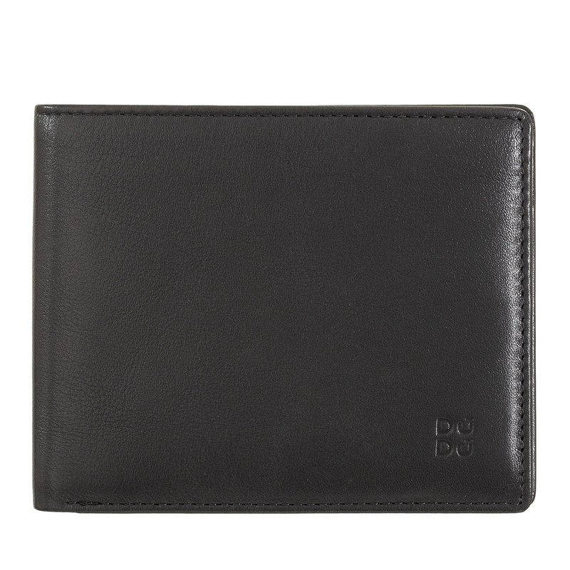 Gents RFID wallet by DUDU made in genuine calfskin leather with coin and credit card holders.