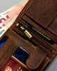 Men's genuine leather wallet Peterson PTN N992-BE-MOUNTAIN