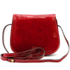 Elegant leather women's crossbody bag