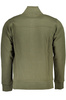 US GRAND POLO MEN&#39;S GREEN ZIP SWEATSHIRT