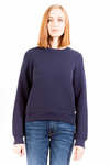 GANT SWEATSHIRT WITHOUT ZIP WOMAN BLUE