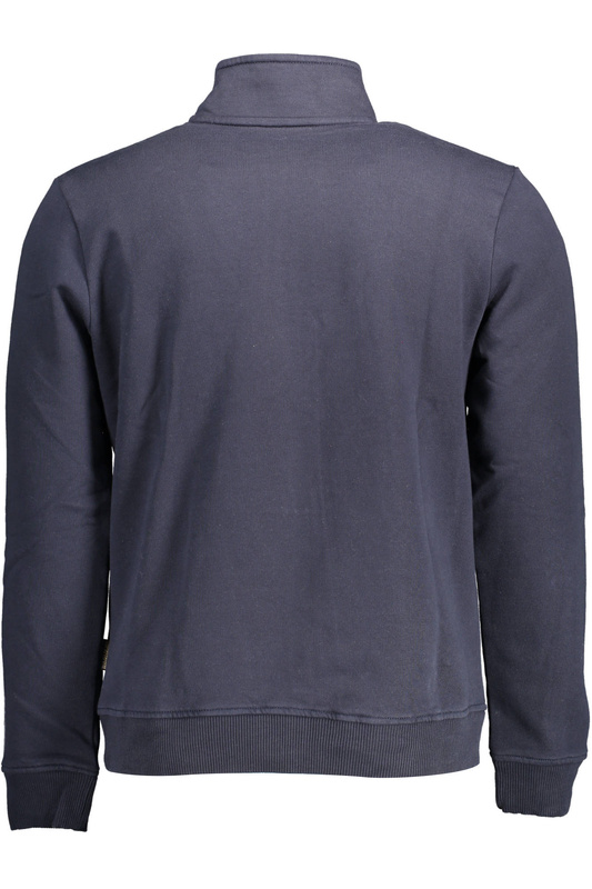 NAPAPIJRI MEN&#39;S BLUE SWEATSHIRT WITH ZIP