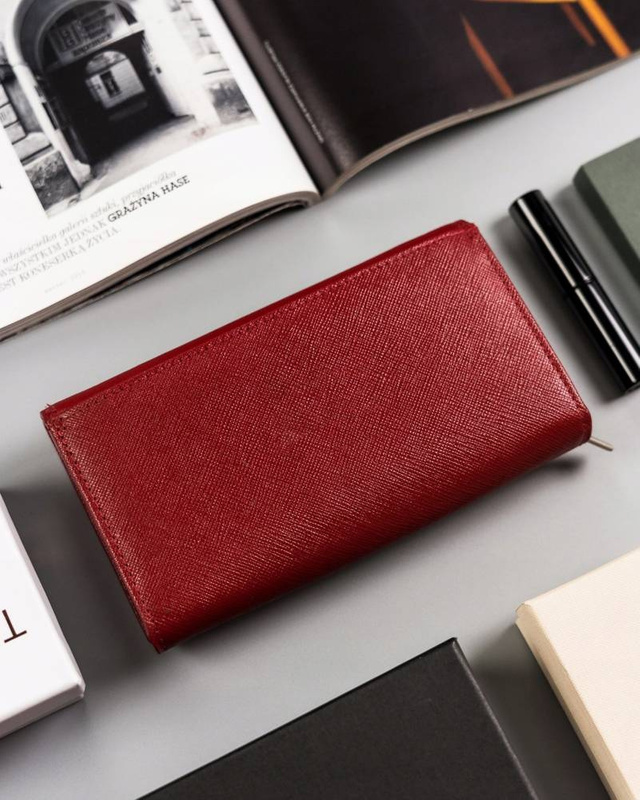 Leather wallet RFID PETERSON  PTN RD-07-GCLS