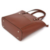 Classic leather shopper shoulder bag