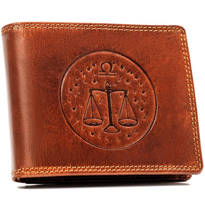 Leather wallet RFID PETERSON PTN N992-EBS