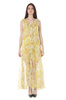 JOHN GALLIANO LONG YELLOW WOMAN DRESS