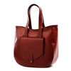 Leather shoulder bag large women's shopperbag