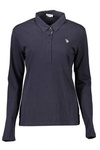 US POLO LONG SLEEVE POLO WOMAN BLUE