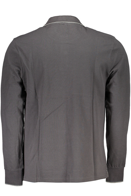 NORTH SAILS MEN&#39;S LONG SLEEVED POLO SHIRT GRAY