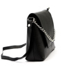 Women's Urban Leather Messenger Bag with Chain