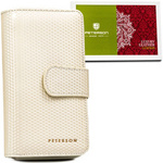 Elegant women's vertical wallet Peterson RFID