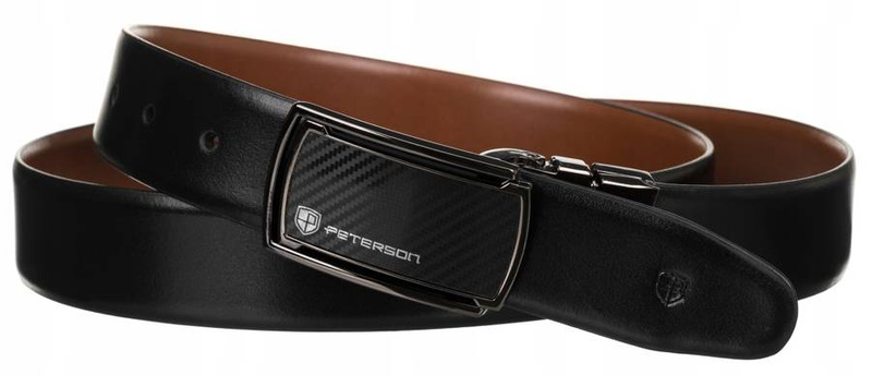 Leather belt PETERSON PTN BAT-CA5