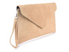 Pistachio Italian Leather Suede Evening Clutch Bag N12