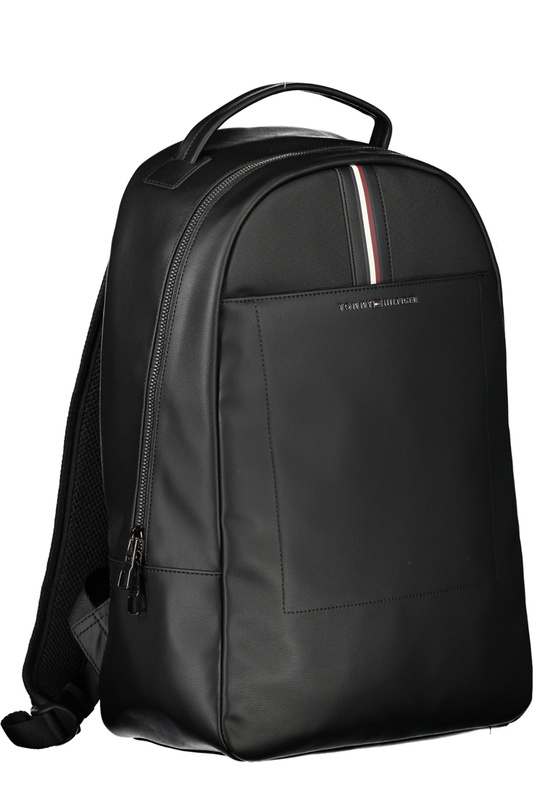 TOMMY HILFIGER MEN&#39;S BLACK BACKPACK