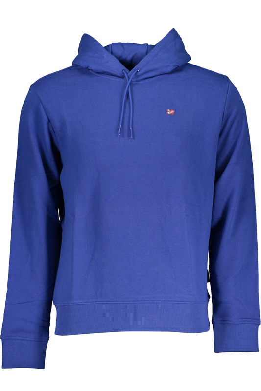 NAPAPIJRI MEN&#39;S BLUE ZIPLESS SWEATSHIRT