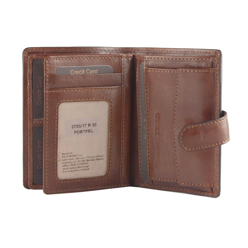 Mato Grosso Men's Leather Zipper Wallet with RFID