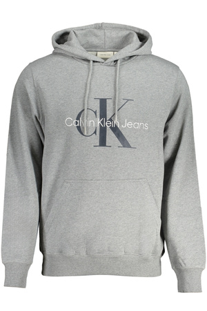 CALVIN KLEIN MEN&#39;S ZIP-UP SWEATSHIRT GREY