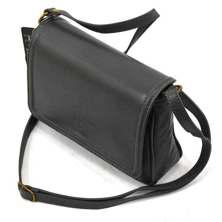 Leather women's classic elegant messenger bag