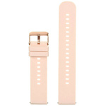 U27 rubber watch strap - light pink/rosegold - 20mm