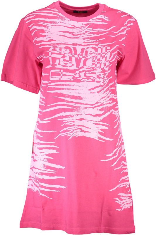 CAVALLI CLASS PINK WOMEN&#39;S SHORT DRESS