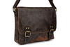 Beltimore Men's Leather Shoulder Bag Large Brown M85