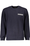 NAPAPIJRI MEN&#39;S BLUE ZIPLESS SWEATSHIRT