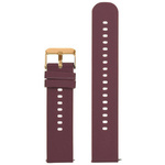 U27 rubber watch strap - purple/rosegold - 22mm