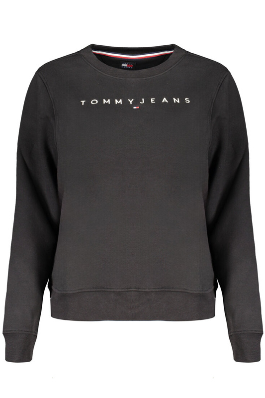 TOMMY HILFIGER WOMEN&#39;S ZIPLESS SWEATSHIRT BLACK