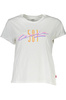 LEVI&#39;S WHITE WOMEN&#39;S SHORT SLEEVE T-SHIRT