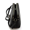 Large, elegant women's leather shoulder bag