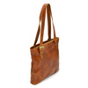 Elegant large leather shopper bag with organizer