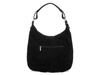 BLACK VERA PELLE SUEDE HANDBAG A4 LEATHER BAG K51