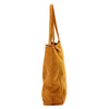 Leather suede women's shopper bag by Patrizia