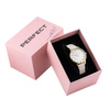 Women's watch with leather strap by PERFECT