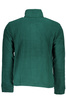 GIAN MARCO VENTURI MEN&#39;S GREEN ZIP SWEATSHIRT