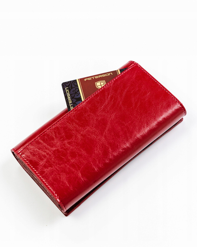 Women's genuine leather wallet Peterson PTN PL-411 MULTI