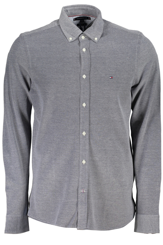 TOMMY HILFIGER MEN&#39;S LONG SLEEVE SHIRT BLUE