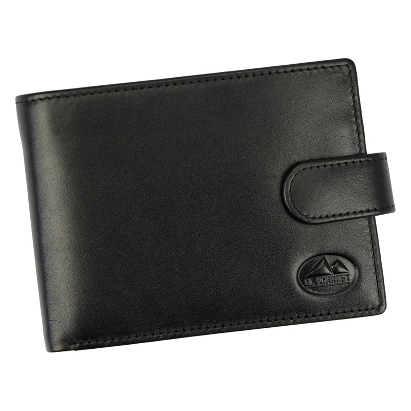 Men's genuine leather wallet EL FORREST 806-67 RFID