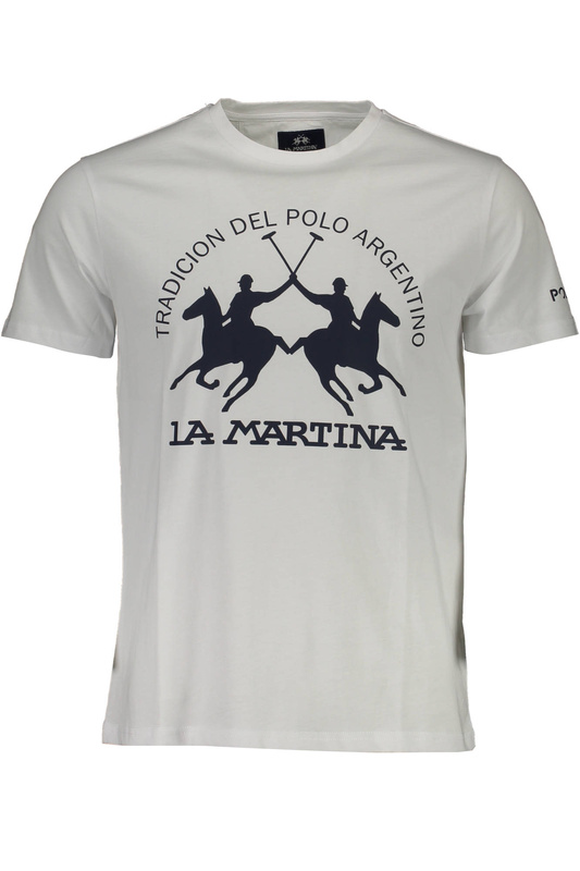 LA MARTINA WHITE MEN&#39;S SHORT SLEEVE T-SHIRT