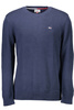 TOMMY HILFIGER MEN&#39;S BLUE SWEATER