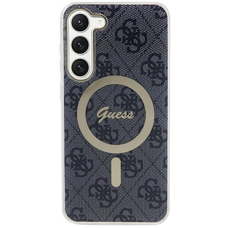 Guess GUHMS23SH4STK S23 S911 czarny/black hardcase 4G MagSage