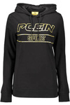 PLEIN SPORT SWEATSHIRT WITHOUT ZIP WOMAN BLACK