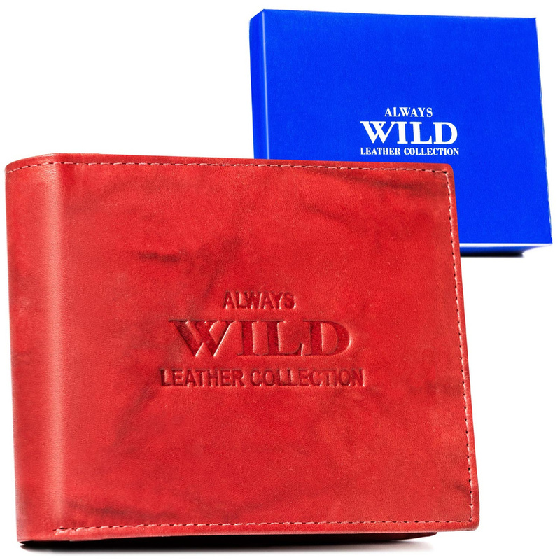 Geräumige Herren-Lederbrieftasche von Always Wild